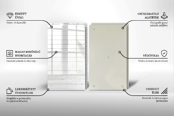 Tocător de bucătărie Placi moderne luminoase