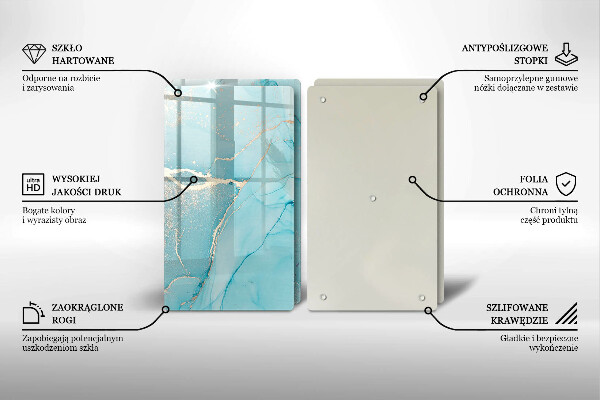 Tocător de bucătărie Abstracția pietrei