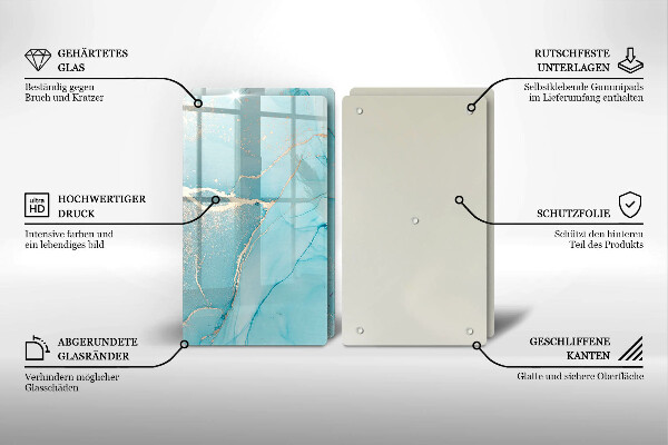 Tocător de bucătărie Abstracția pietrei