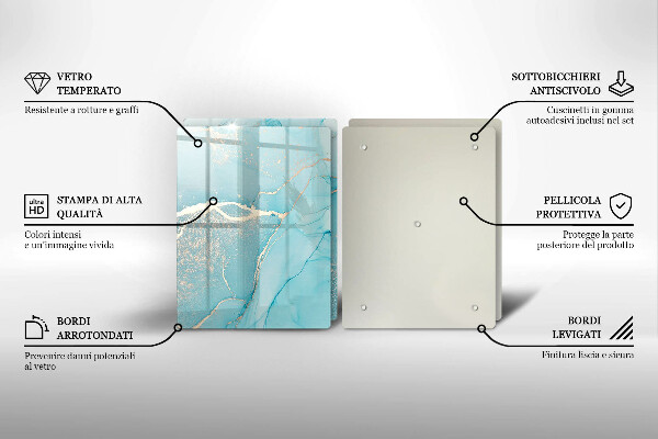 Tocător de bucătărie Abstracția pietrei