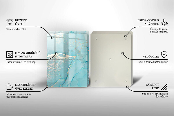 Tocător de bucătărie Abstracția pietrei