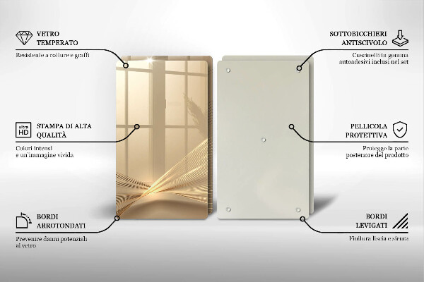 Tocător de bucătărie Abstracția modernă