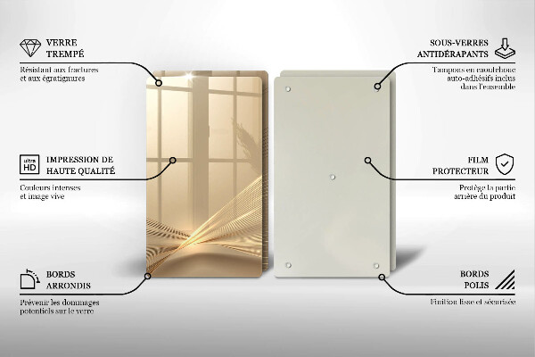 Tocător de bucătărie Abstracția modernă