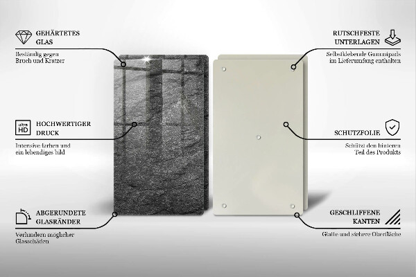 Tocător de bucătărie Textura de piatră