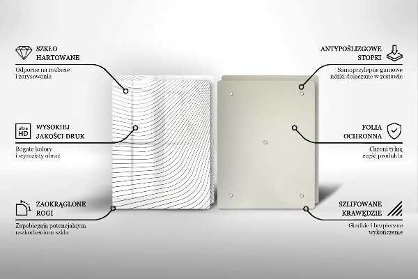 Tocător de bucătărie Model de linii moderne