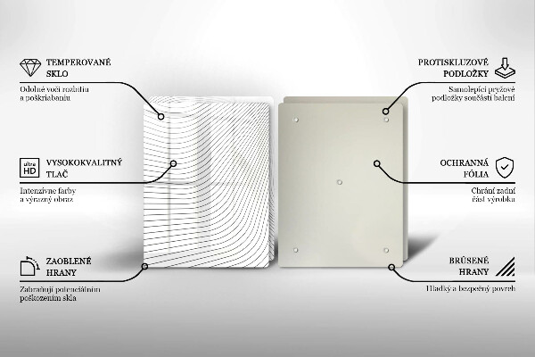 Tocător de bucătărie Model de linii moderne