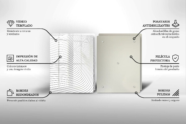 Tocător de bucătărie Model de linii moderne