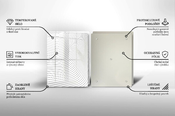 Tocător de bucătărie Model de linii moderne