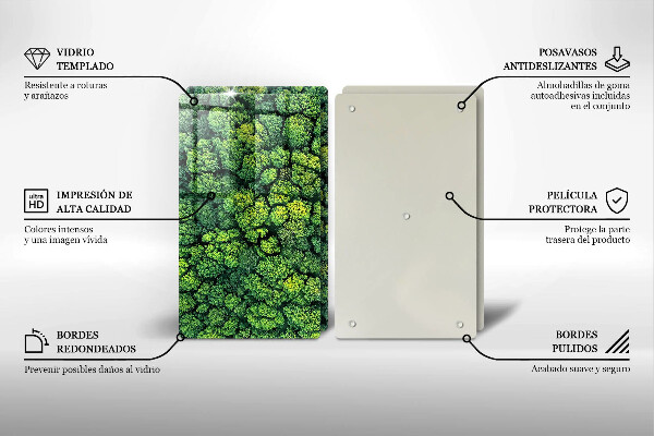 Tocător de bucătărie Plantă de muşchi din natură