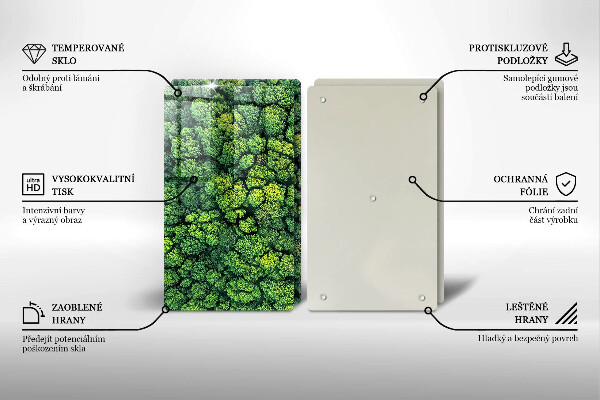 Tocător de bucătărie Plantă de muşchi din natură