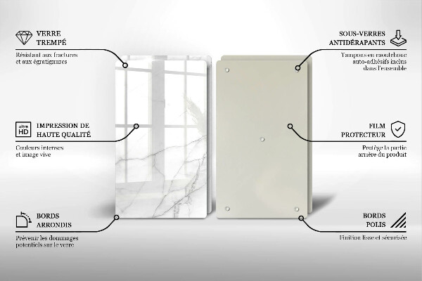 Tocător de bucătărie Fundal de piatră de marmură