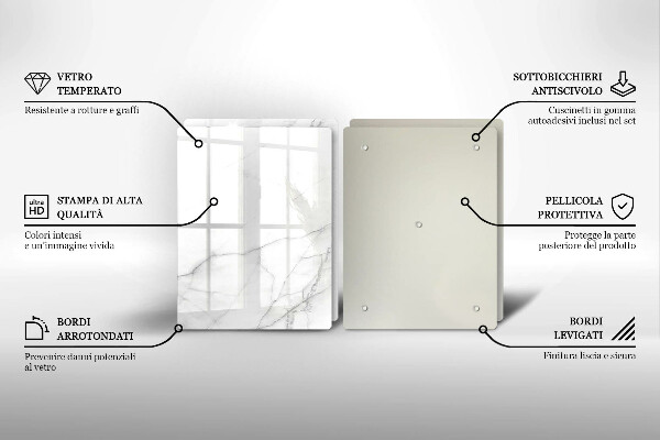 Tocător de bucătărie Fundal de piatră de marmură