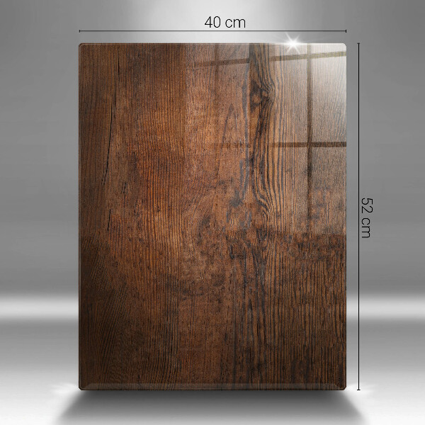 Tocător de bucătărie Scândură din lemn de culoare închisă