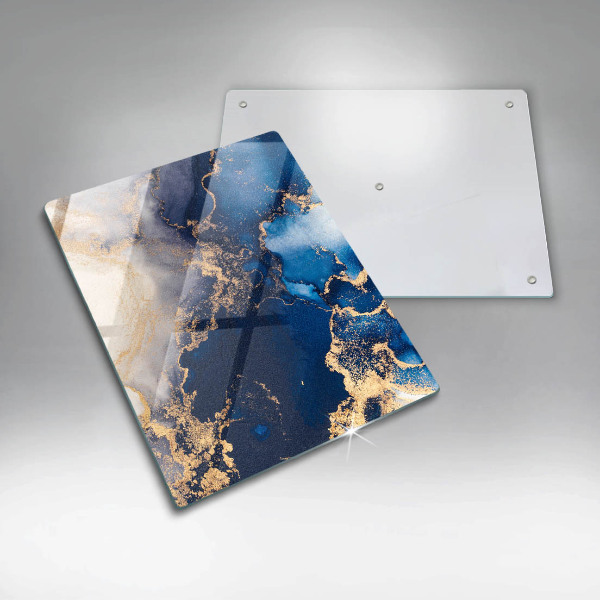 Tocător din sticlă Fundal elegant și auriu