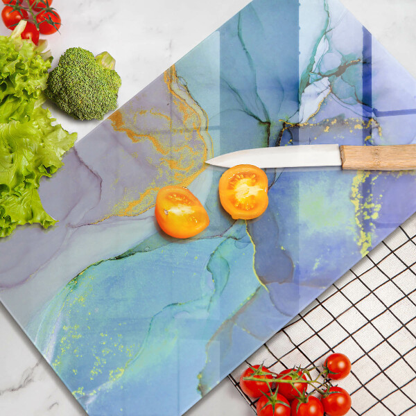 Tocător din sticlă Piatră de aur crăpată