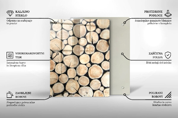 Tocător de bucătărie cioturi de copac din lemn