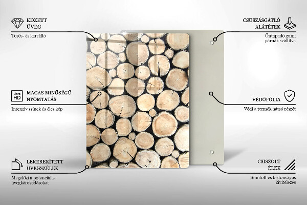 Tocător de bucătărie cioturi de copac din lemn