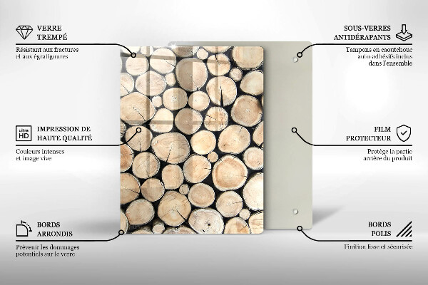 Tocător de bucătărie cioturi de copac din lemn