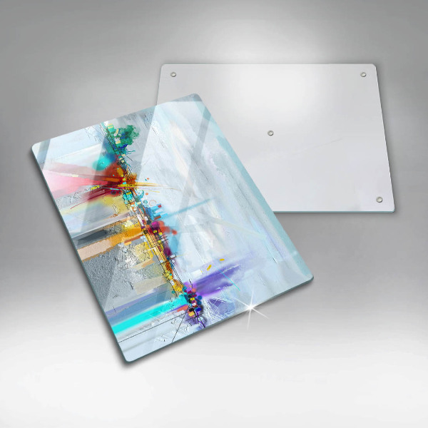 Tocător de bucătărie Abstracție pictată