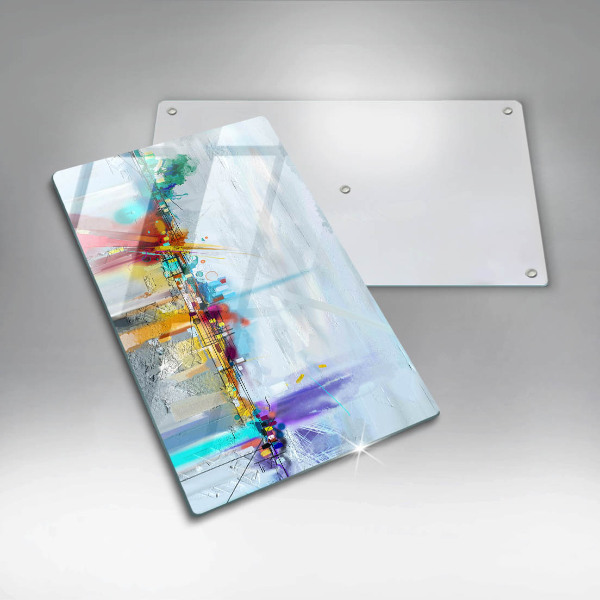 Tocător de bucătărie Abstracție pictată