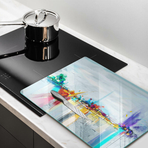 Tocător de bucătărie Abstracție pictată