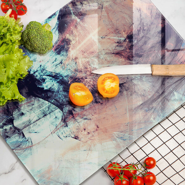 Tocător de bucătărie Abstracție pictată
