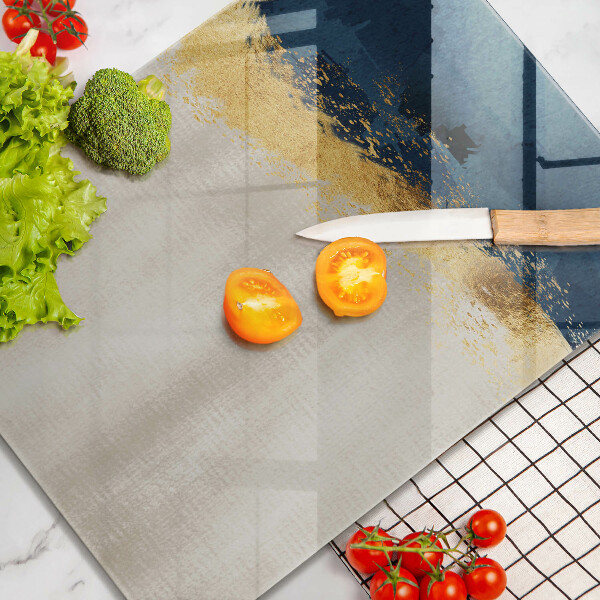 Tocător de bucătărie Abstracția aurului