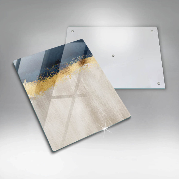 Tocător de bucătărie Abstracția aurului