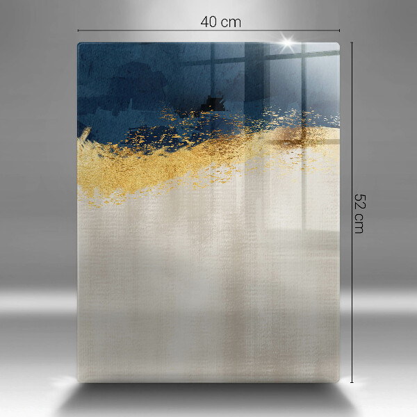 Tocător de bucătărie Abstracția aurului