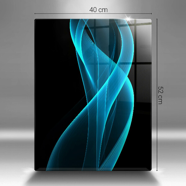 Tocător de bucătărie Abstracția albastră