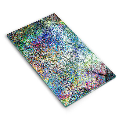 Tocător de bucătărie Abstracție de linii colorate