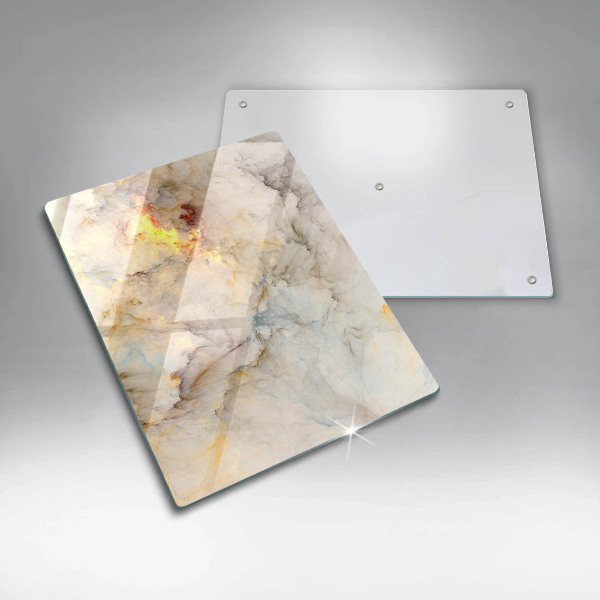 Tocător de bucătărie Textura de marmură cu aur