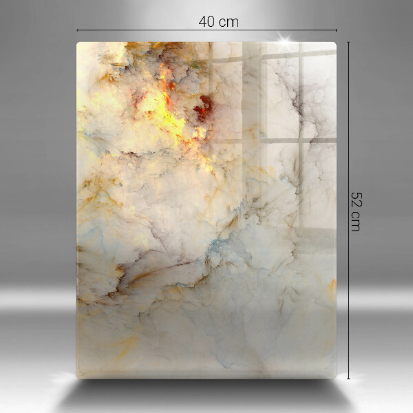 Tocător de bucătărie Textura de marmură cu aur