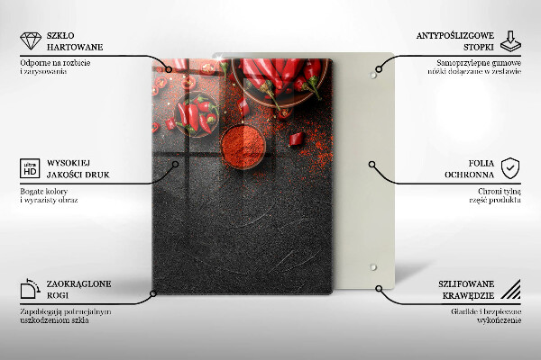 Tocător de bucătărie Textura de marmură cu aur