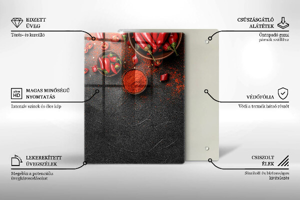 Tocător de bucătărie Textura de marmură cu aur