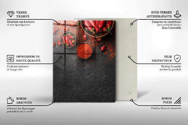 Tocător de bucătărie Textura de marmură cu aur