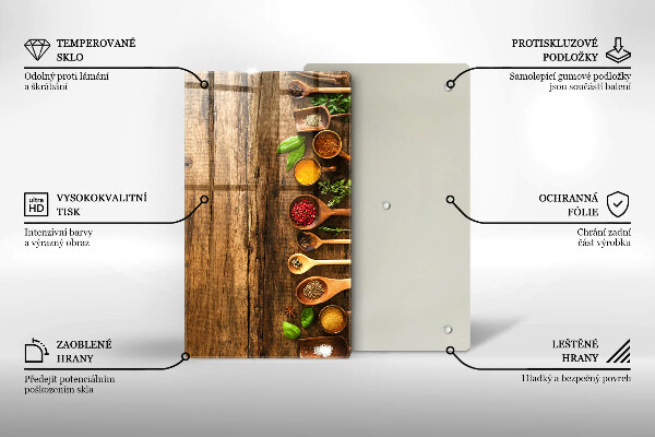 Tocător de bucătărie Linguri de lemn de condimente