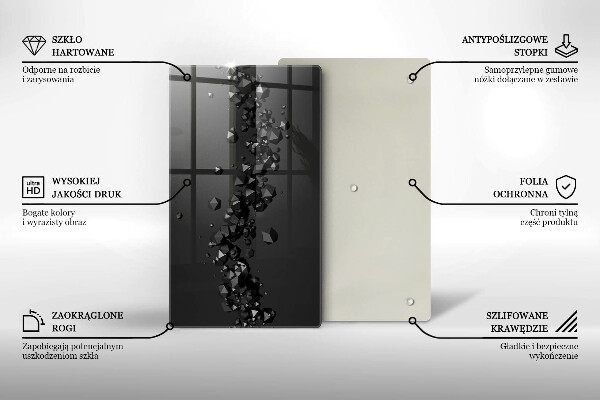 Tocător de bucătărie Abstracția formelor 3D