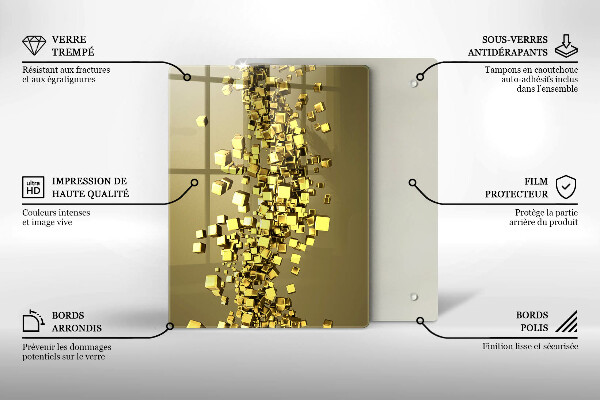 Tocător de bucătărie Abstracția formelor 3D