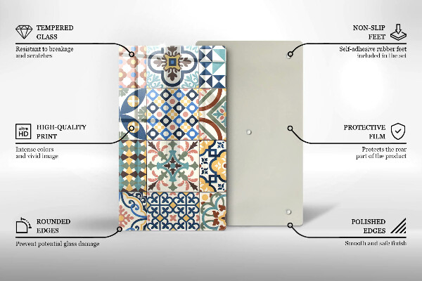 Tocător de bucătărie Placi decorative