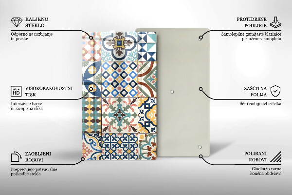 Tocător de bucătărie Placi decorative