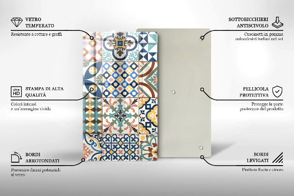 Tocător de bucătărie Placi decorative