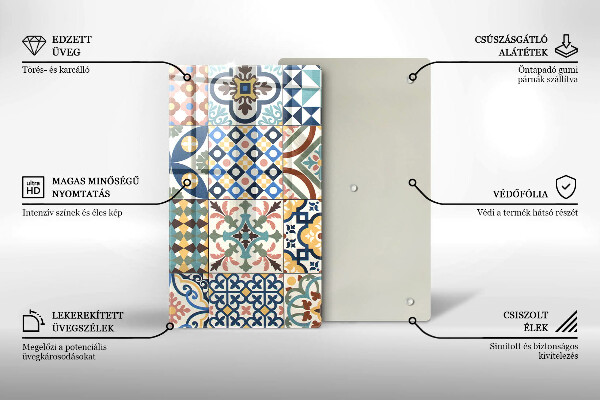 Tocător de bucătărie Placi decorative