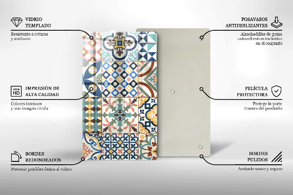 Tocător de bucătărie Placi decorative