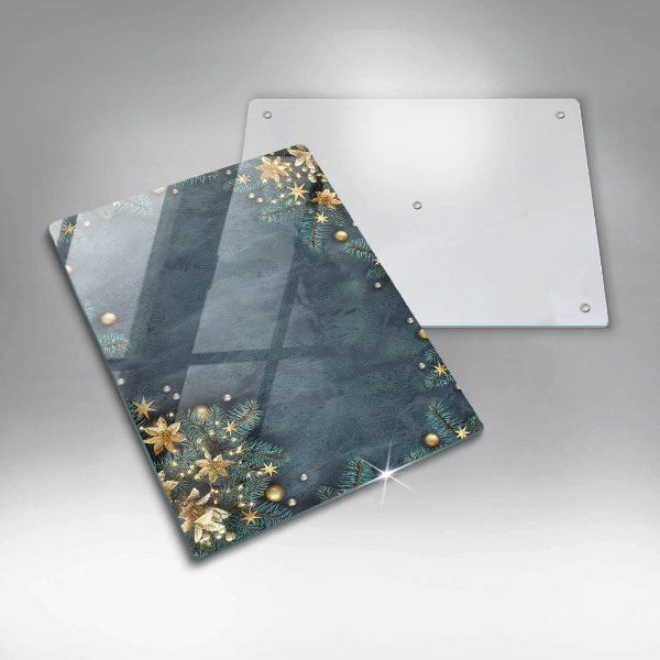 Tocător din sticlă decorațiuni de Crăciun