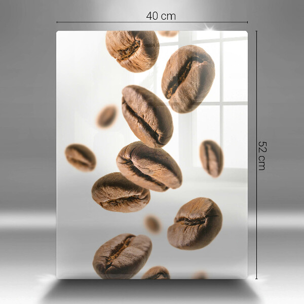 Tocător din sticlă Boabe de cafea