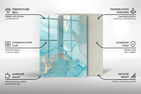 Tocător din sticlă Decoratiuni de Paste