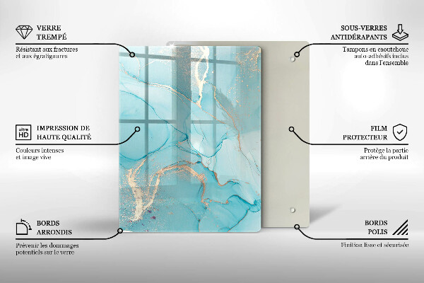 Tocător din sticlă Decoratiuni de Paste