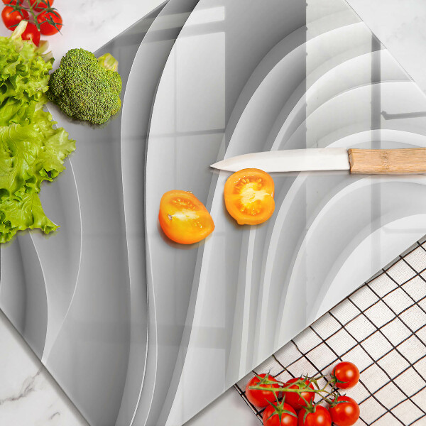 Tocător din sticlă Linii geometrice