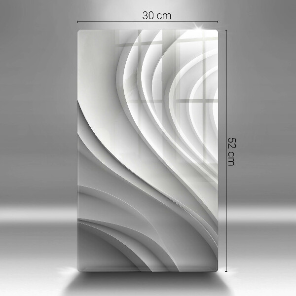 Tocător din sticlă Linii geometrice